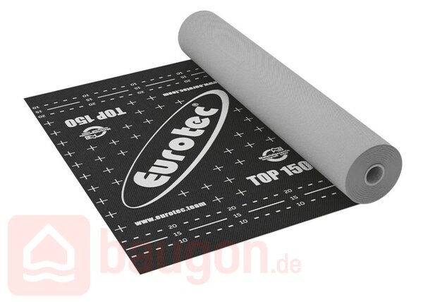 Eurotec Unterdeck-Unterspannbahn Top 150  1,5 m x 50 m VE:30
