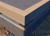 Eurotec Justierklotz gelb 10t  100 x 100 x 15 (L x B x H)...