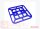 Eurotec Justierklotz blau 5t  100 x 100 x 5 (L x B x H) VE:500