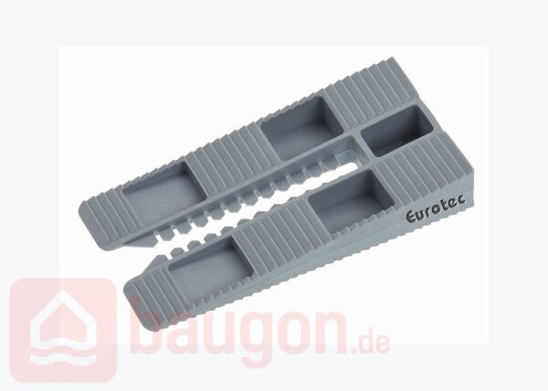 Eurotec Montagekeil mit Kerbe gelb 70 x 35 x 10 (L x B x H) VE:1000