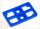 Eurotec Justierklotz blau 80 x 50 x 5 (L x B x H) VE:500