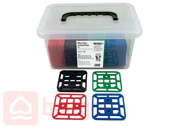 Eurotec Justierklotz schwarz 80 x 50 x 20 (L x B x H) VE:250