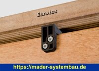 Eurotec Terrassenwinkel; inkl. Schrauben Kunststoff mit 30 % Glasfaserverstärkung VE:10