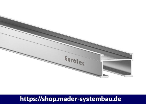Eurotec Alu-Systemprofil EVO 60 x 40 x 4000 mm  (B x H x L) VE:1