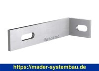 Eurotec Wandanschlusswinkel EVO 100 x 30 x 3 mm inkl. 1...