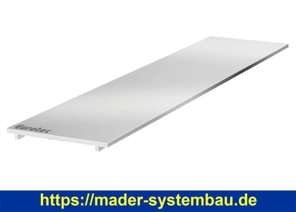 Eurotec Alu-Systemprofilverbinder EVO Slim inkl. 4 Bohrschrauben pro Verbinder 48 x 4 x 200 mm(B x H x L) VE:10