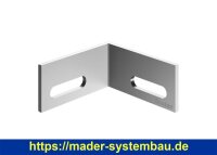 Eurotec Eckverbinder Eveco; inkl. Bohrschrauben 40 x 19 x...