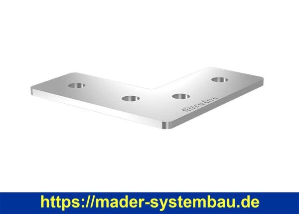 Eurotec Eckverbinder Set Terrassenrand  2 Eckverbinder; 8 Schrauben 4,8 x 25 mm VE:2