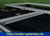 Eurotec Queraussteifung Eveco; 361x40x21 mm inkl. Bighty 4,8x19mm + Eckverbinder Eveco VE:1