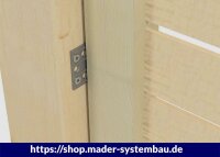 Eurotec Flechtzaunbeschlag; Edelstahl A2; Set inkl. Schrauben 40 x 65 mm VE:4