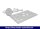 Eurotec Flechtzaunbeschlag; Edelstahl A2; Set inkl. Schrauben 40 x 65 mm VE:4