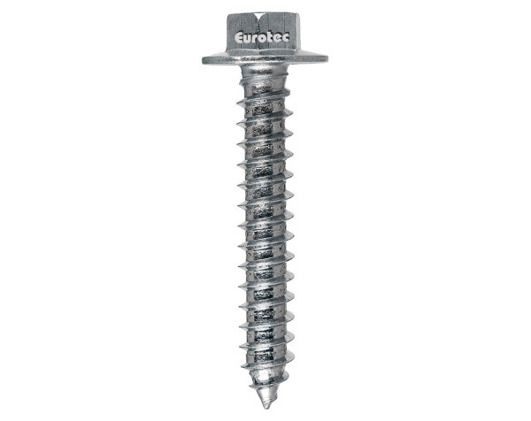 Eurotec Montageschraube Sechskant; Stahl blau verzinkt; SW8 6,3 x 40 mm VE:100