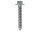 Eurotec Montageschraube Sechskant; Stahl blau verzinkt; SW8 6,3 x 40 mm VE:100