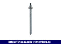 Eurotec Ankerstange; Stahl verzinkt  16,0 x 190 mm VE:10