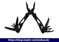 Eurotec Multitool schwarz; inkl. Tasche und Bits VE:1