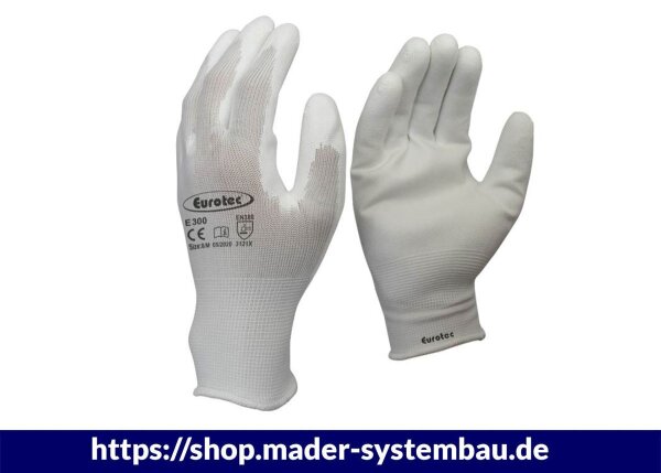 Eurotec Arbeitshandschuhe E300 S Montage - WorkGrip VE:10