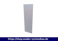 Eurotec Lochplatte 120 x 200 x 2,0 mm Stahl verzinkt VE:50