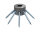 Eurotec Hector inkl. Schrauben 4,0 x 60 mm 25 x 28 mm VE:10