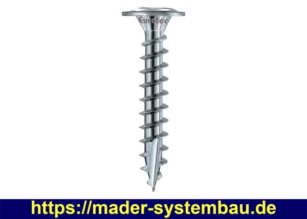 Eurotec Paneltwistec Tellerkopf; Edelstahl gehärtet; TX20 4,0 x 50 mm VE:500
