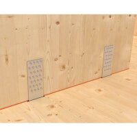 Eurotec Winkelbeschlagschraube Strong ; Stahl blau verzinkt; TX40 10,0 x 160 mm VE:50