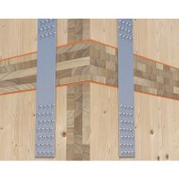 Eurotec Winkelbeschlagschraube Strong ; Stahl blau verzinkt; TX40 10,0 x 180 mm VE:50
