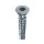 Eurotec Beton-Rahmenschraube Senkkopf; Stahl verzinkt; Kopf-Ø 11; TX30 7,5 x 152 mm VE:100