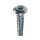 Eurotec Beton-Rahmenschraube Panhead; Stahl verzinkt; TX30 7,5 x 132 mm VE:100