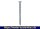 Eurotec Beton-Rahmenschraube Panhead; Stahl verzinkt; TX30 7,5 x 182 mm VE:100