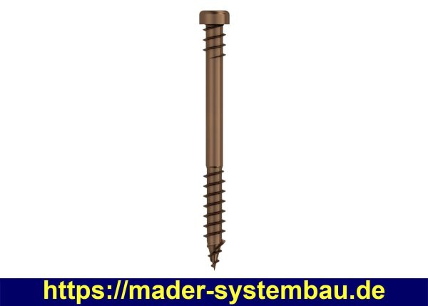 Eurotec Terrassotec; Edelstahl A2 Antik; TX25 5,3 x 50 mm VE:250