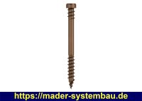 Eurotec Terrassotec; Edelstahl A2 Antik; TX25 5,3 x 50 mm...